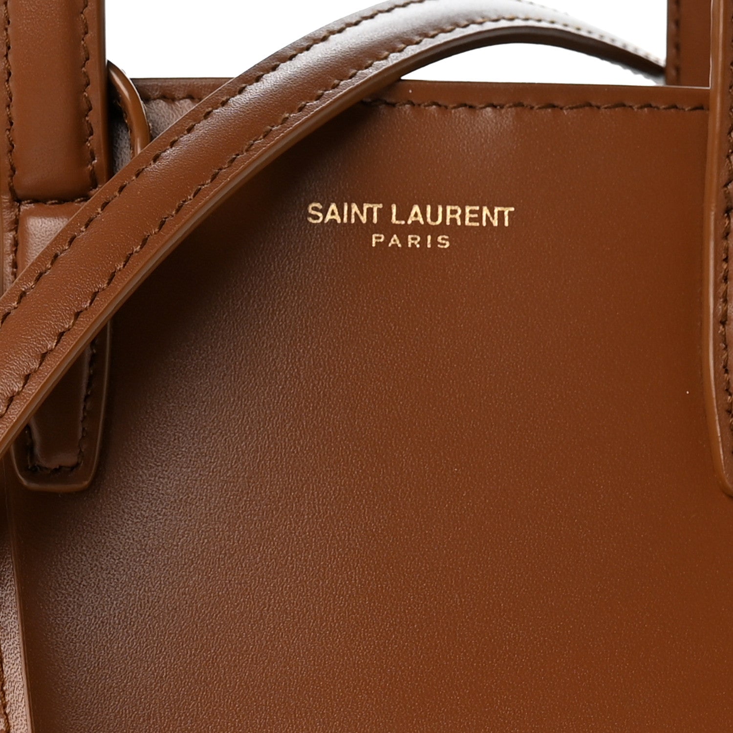 Saint Laurent Box Lambskin Mini Toy Shopping Tote Fox 7 of 9