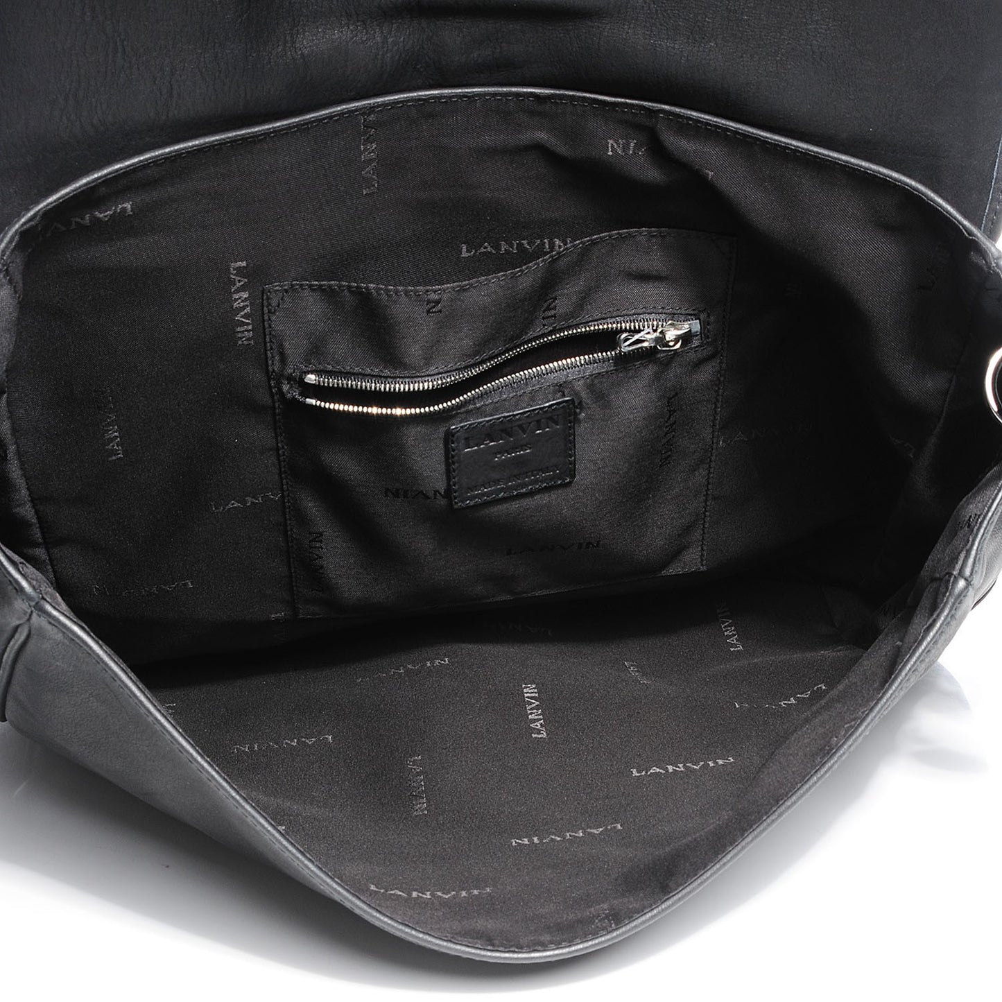 Leather Ontario Messenger Black
