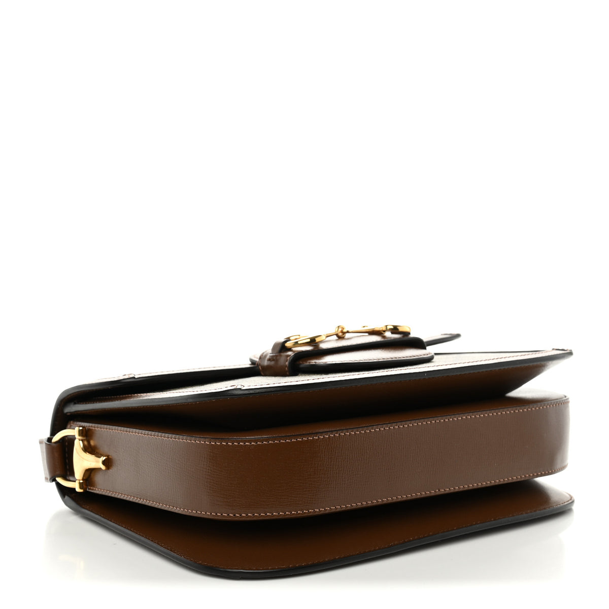 Gucci GG Supreme Monogram Horsebit 1955 Shoulder Bag Beige Brown Sugar 4 of 10