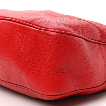 Gucci Pebbled Calfskin Medium Diana Bamboo Shoulder Bag Red 9 of 9