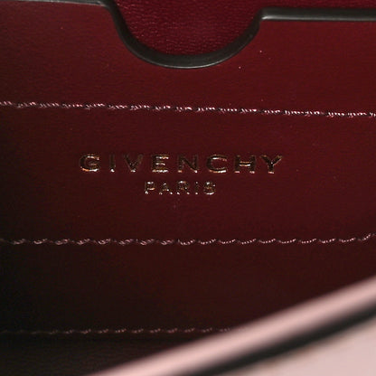 Givenchy Calfskin Crocodile Embossed Mini Eden Top Handle Pink 6 of 9