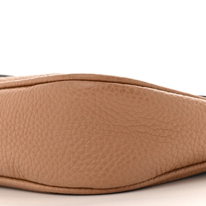 Gucci Pebbled Calfskin Medium Soho Flap Crossbody Camelia 10 of 14