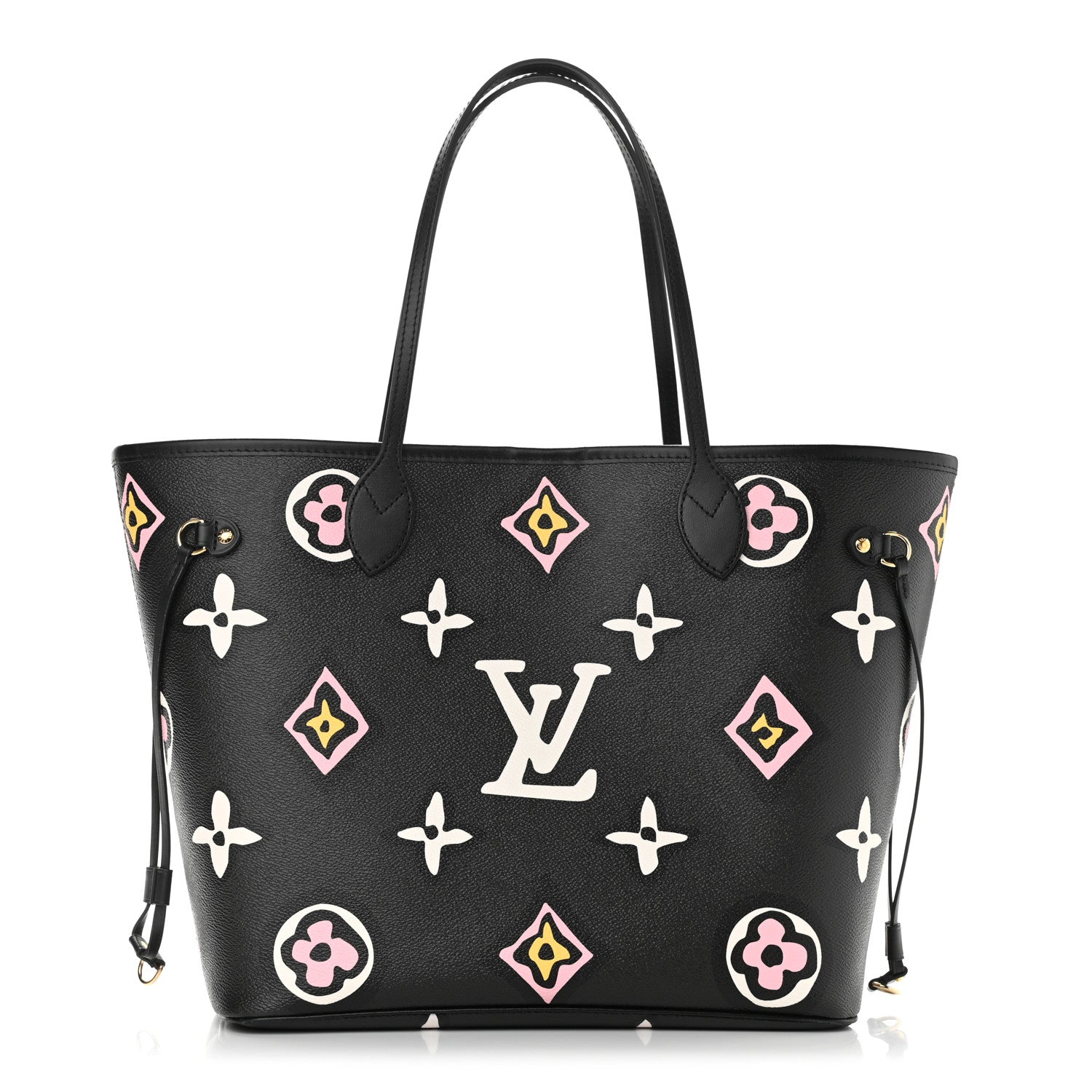 Louis Vuitton Monogram Giant Wild At Heart Neverfull MM Black 3 of 10