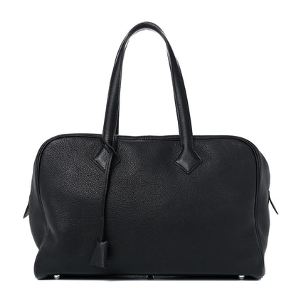 Hermes Taurillon Clemence Victoria II 35 Black 1 of 10