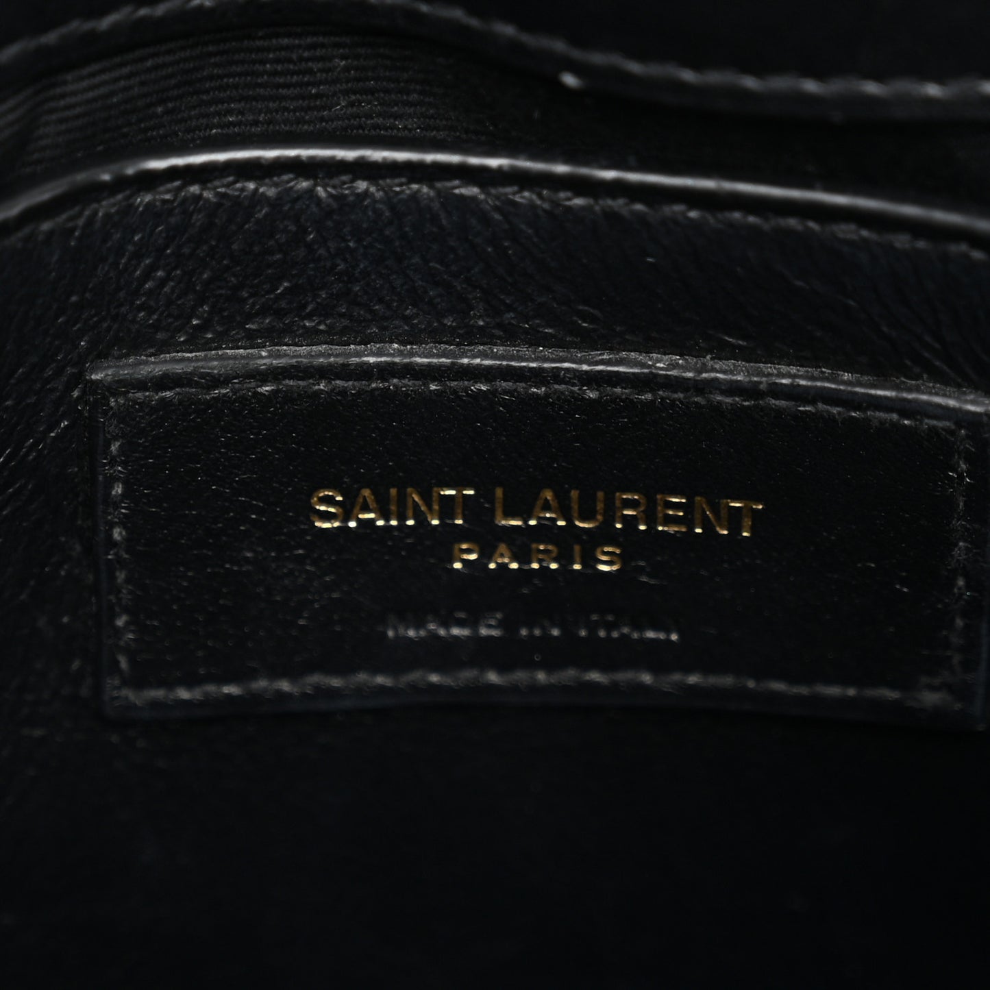 Calfskin Y Quilted Monogram Small Loulou Chain Satchel Black