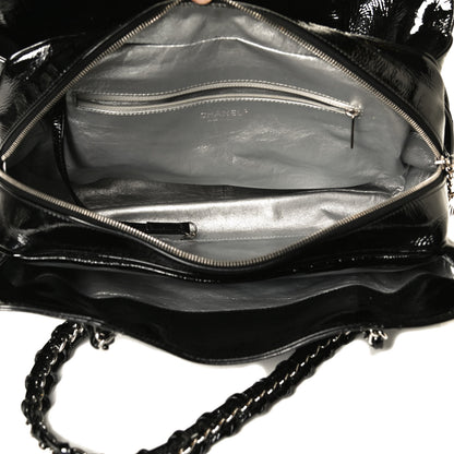 Chanel Patent Calfskin Large Luxe Ligne Tote Black 4 of 10