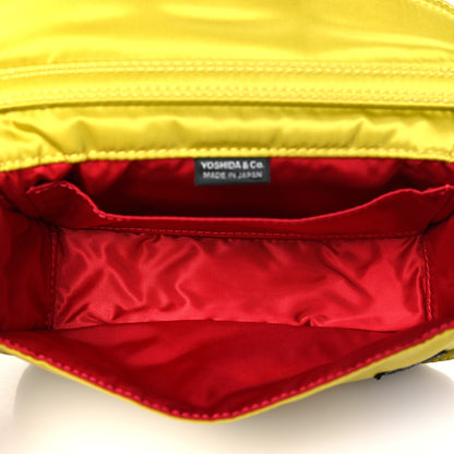 Valentino Garavani X PORTER Technical Fabric Vlogo Loco Small Crossbody Bag Yellow 5 of 10
