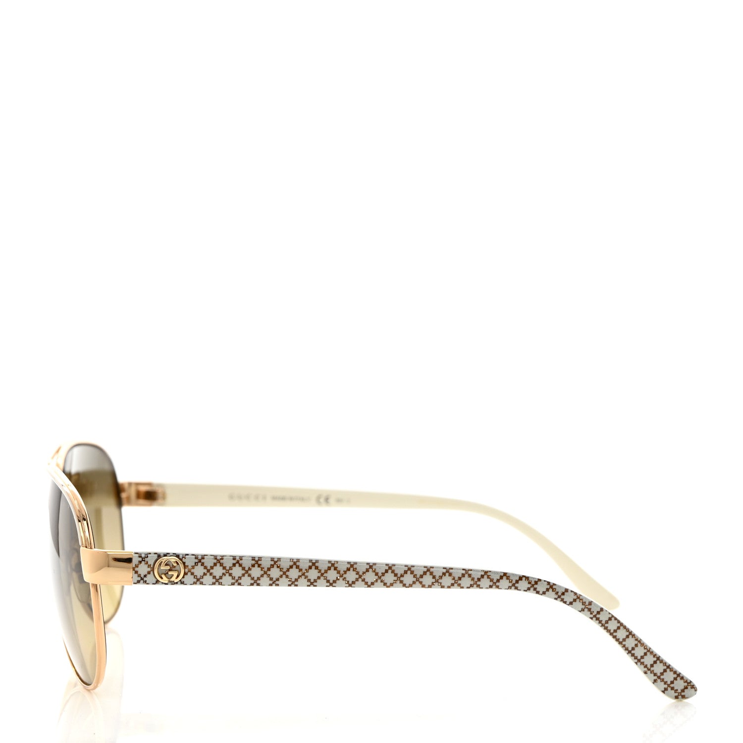 Gucci Aviator Sunglasses GG 4239/S White Gold 3 of 8
