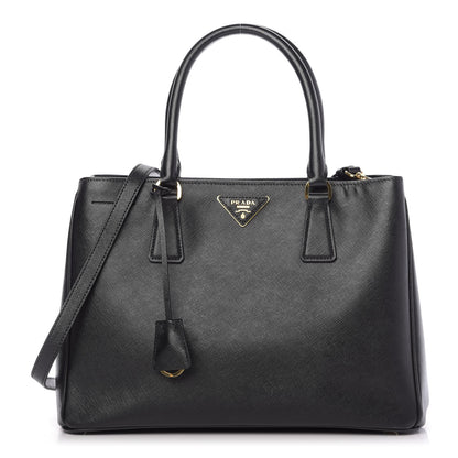 Prada Saffiano Lux Medium Tote Black 1 of 10