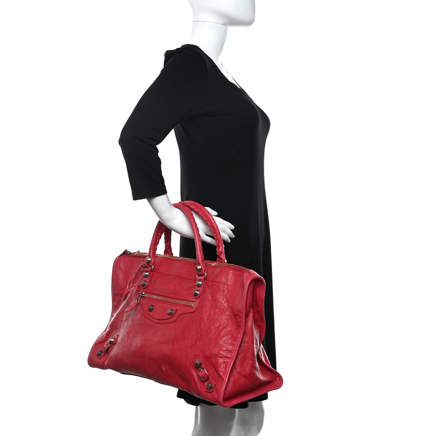 Balenciaga Agneau Giant 12 Gold Hardware Work Rose Thulian 2 of 10