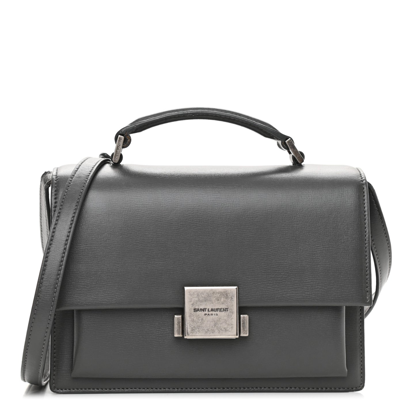 Smooth Calfskin Suede Medium Bellechasse Grey