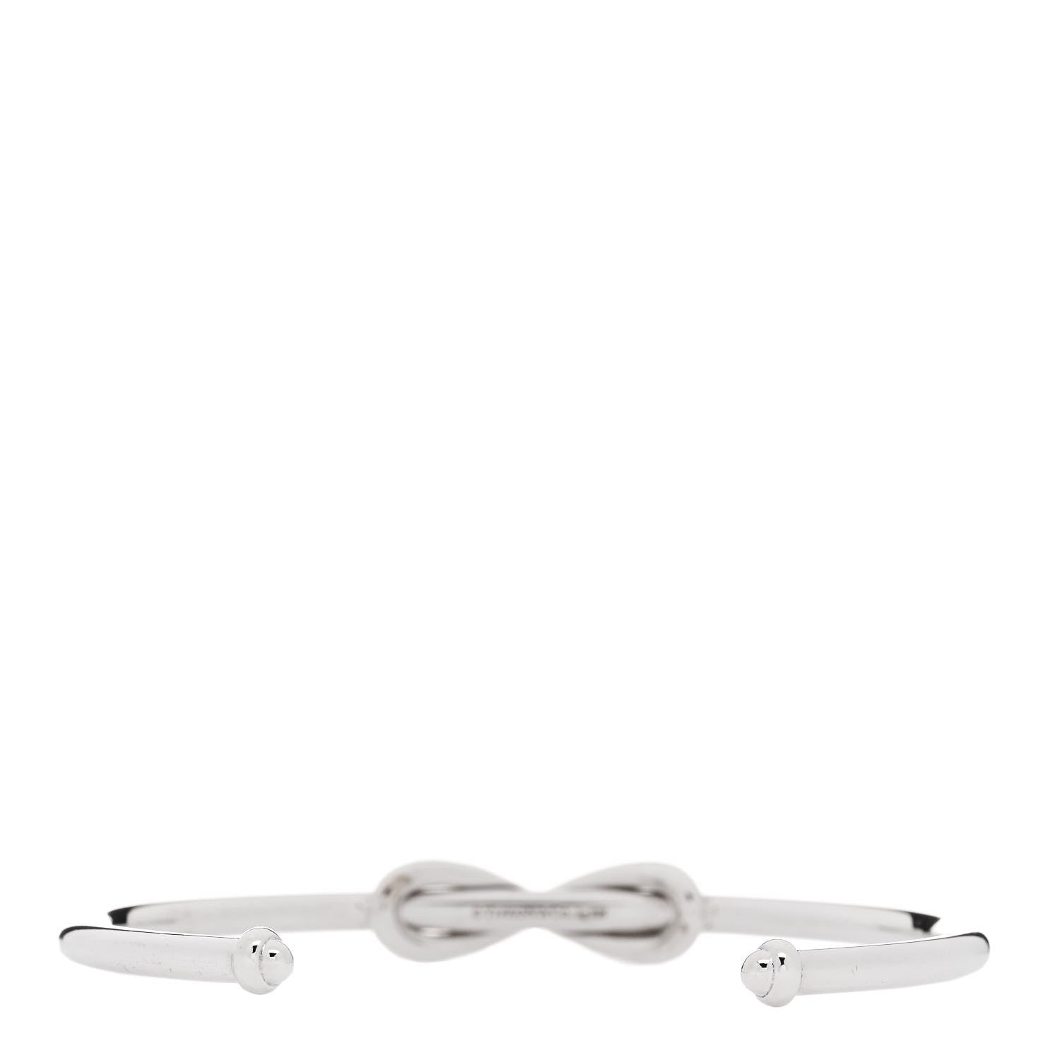 Tiffany Sterling Silver Infinity Cuff Bracelet 2 of 3