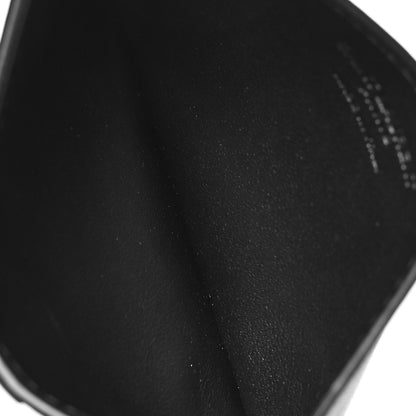 Saint Laurent Lambskin Monogram Loulou Puffer Pouch Clutch Black 7 of 13