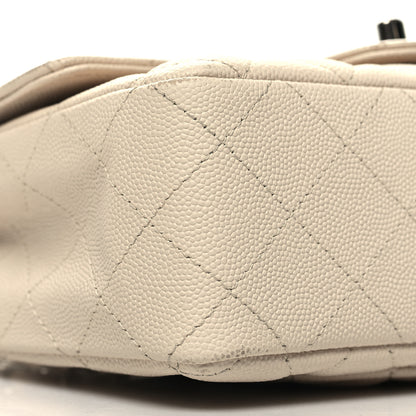 Chanel Caviar Quilted Mini Rectangular Flap Light Beige 9 of 12