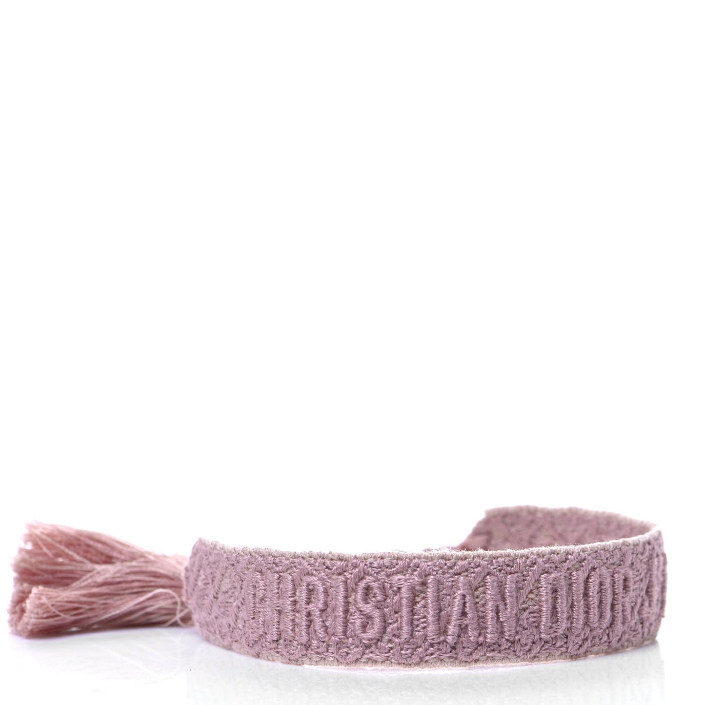 Woven Cotton J'Adior Friendship Bracelet Set Pink