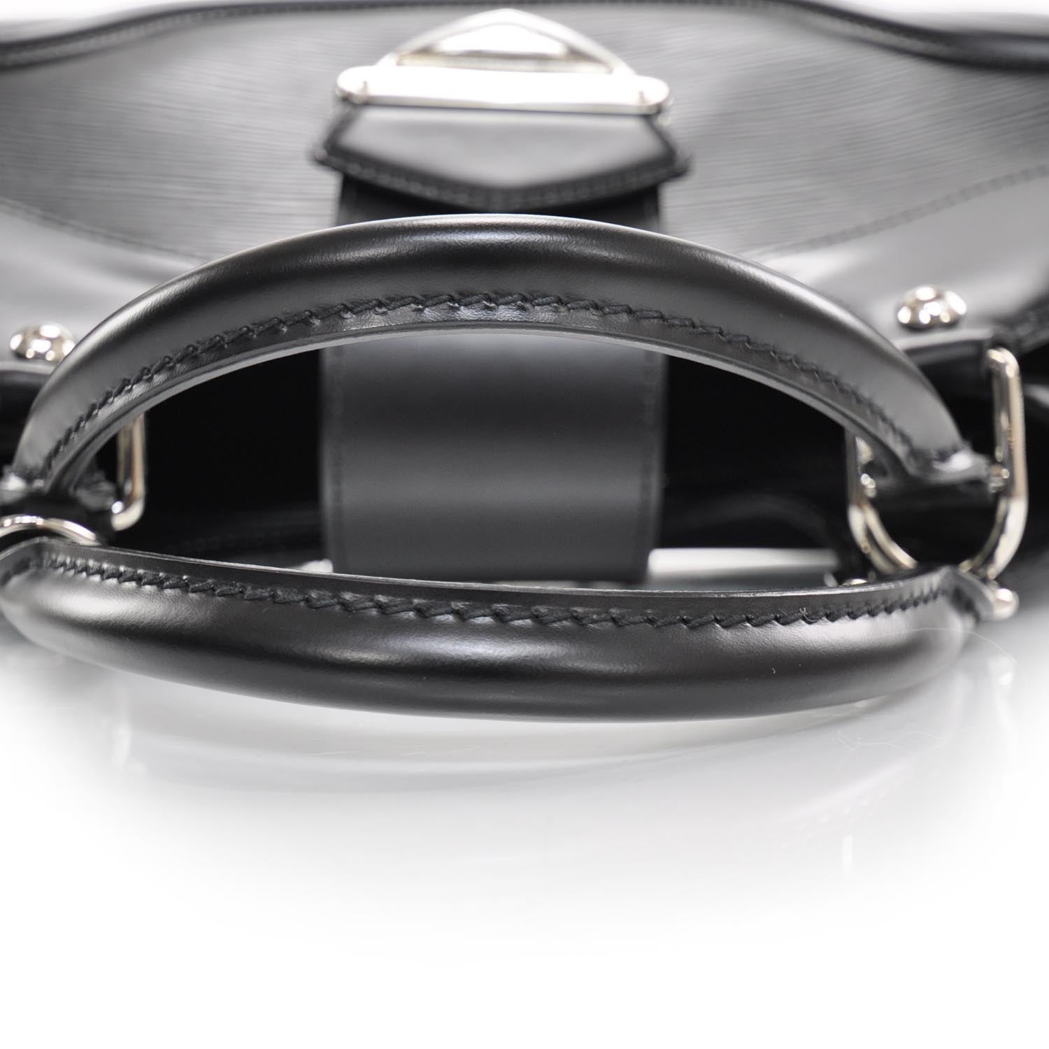 Louis Vuitton Epi Montaigne Sac Black 9 of 10
