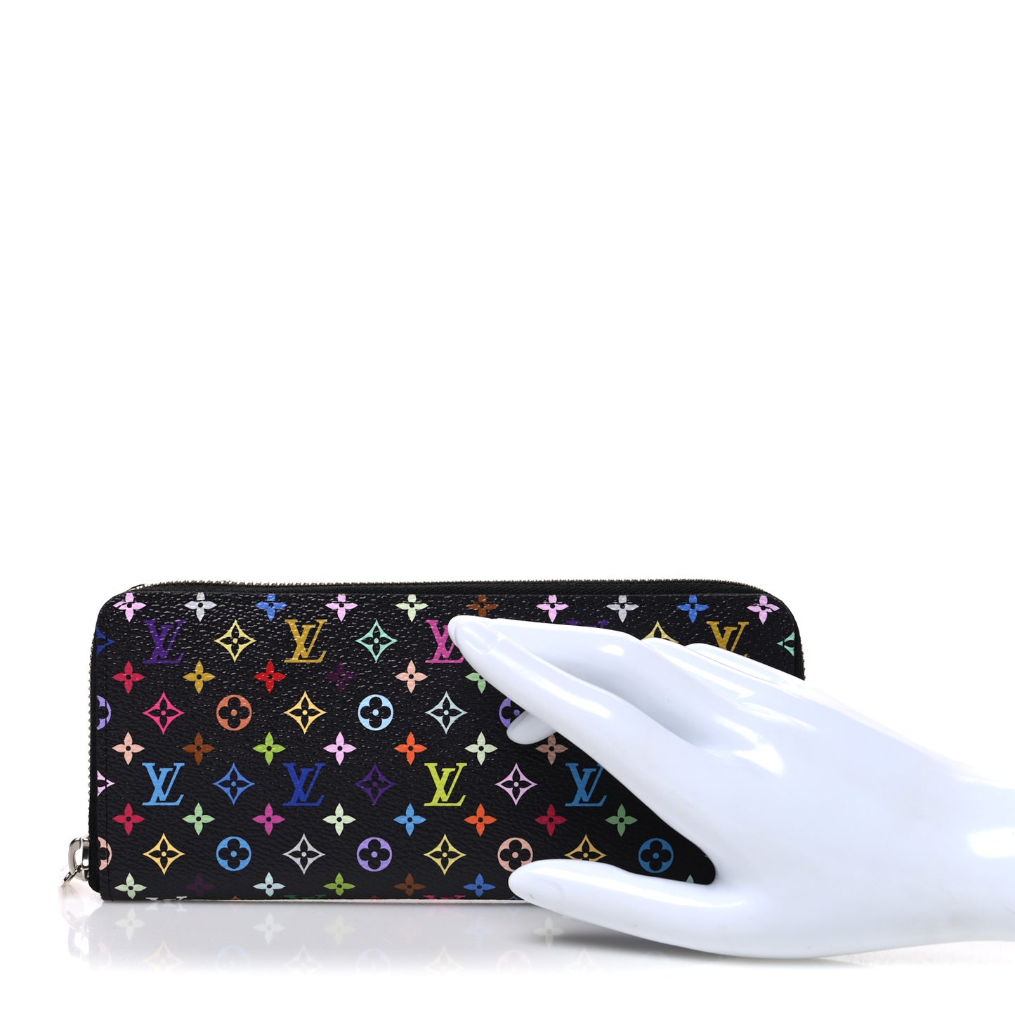 LV X TM Monogram Multicolor Clemence Wallet Black