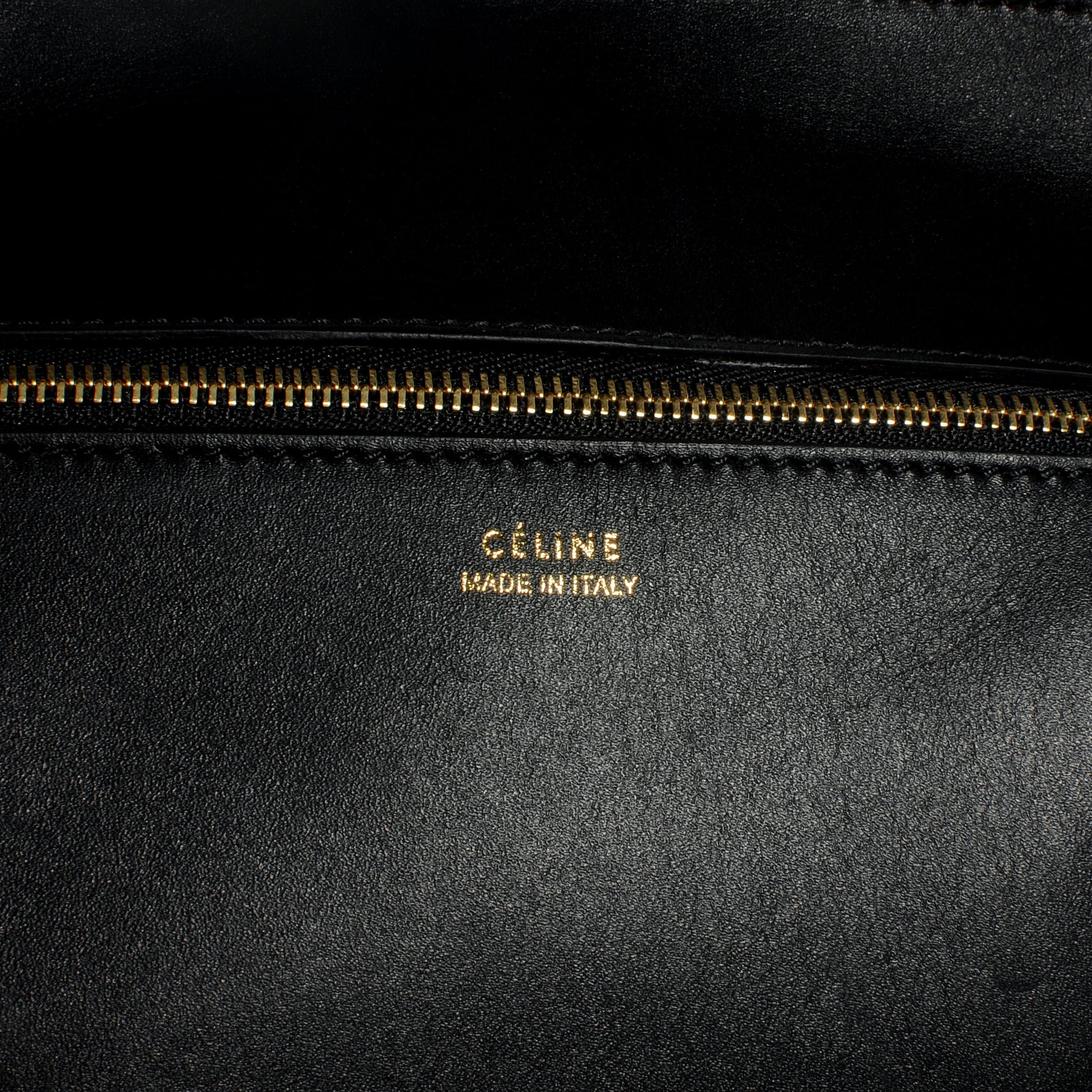 Celine Smooth Calfskin Tie Knot Tote Black 7 of 8