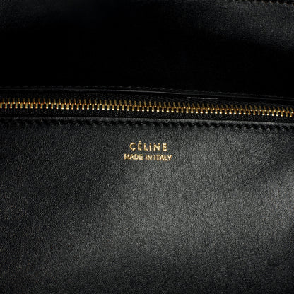 Celine Smooth Calfskin Tie Knot Tote Black 7 of 8