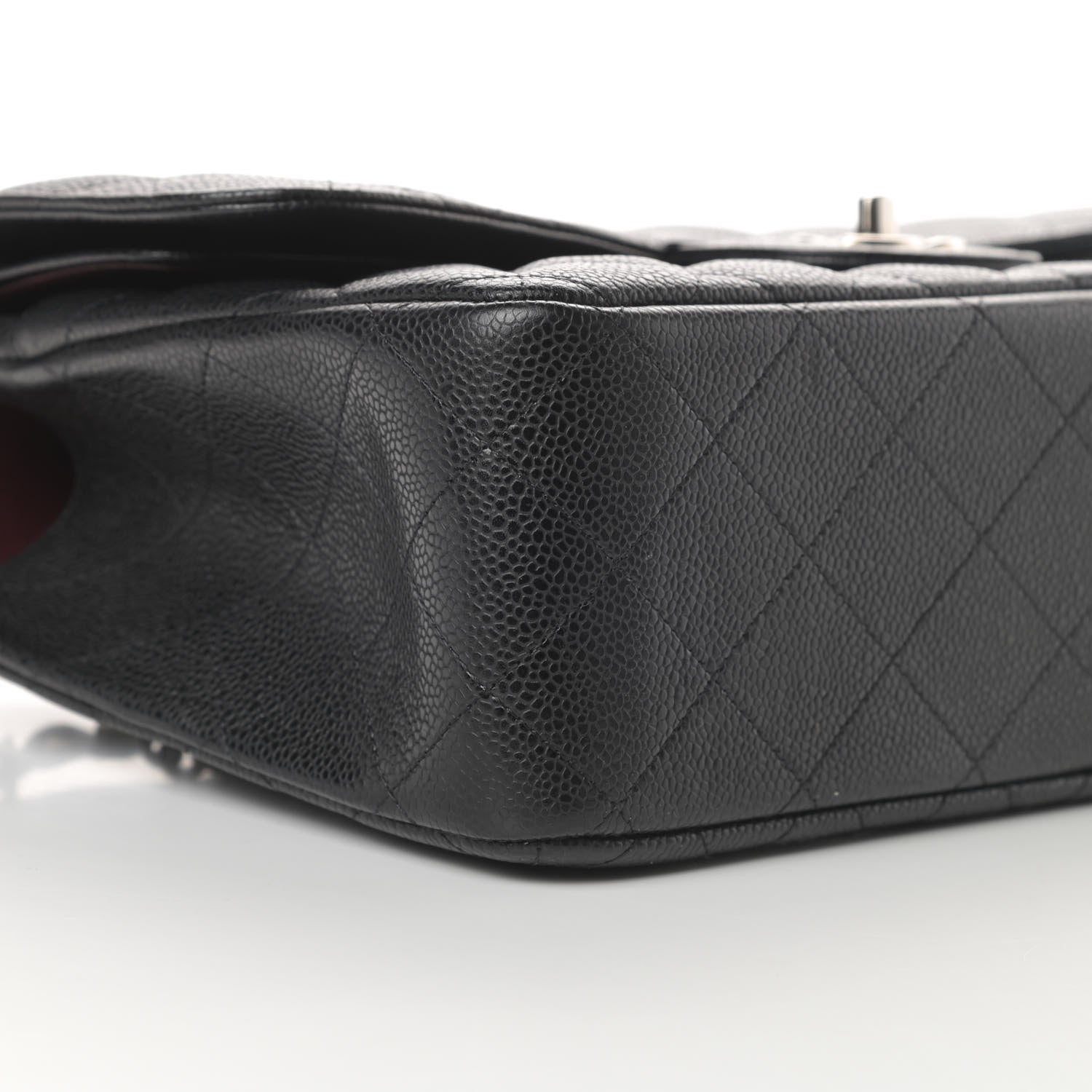 Chanel Caviar Quilted Jumbo Double Flap Black 9 of 13