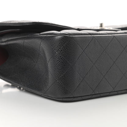 Chanel Caviar Quilted Jumbo Double Flap Black 9 of 13