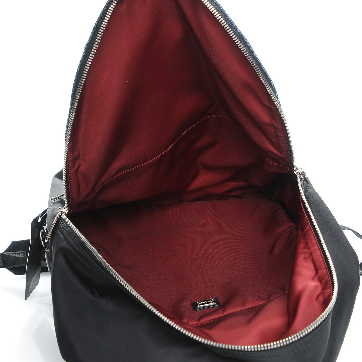 Denim Patched Volcano Backpack Black