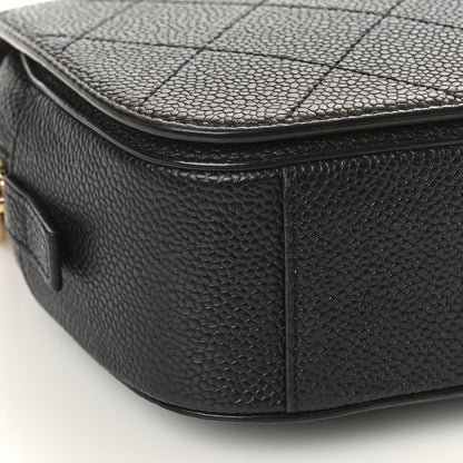 Chanel Caviar Stitched Messenger Flap Bag Black 8 of 9
