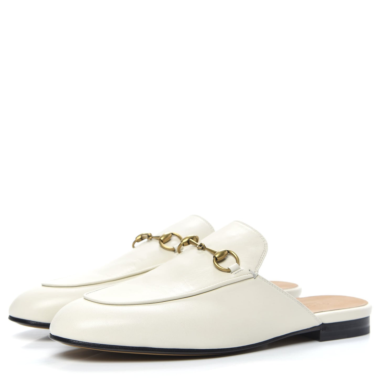 Malaga Kid Womens Princetown Slippers 38.5 Mystic White