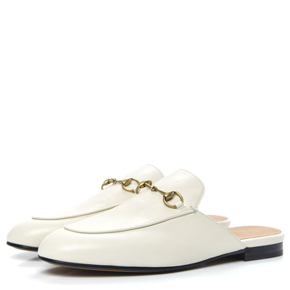 Gucci Malaga Kid Womens Princetown Slippers 38.5 Mystic White 3 of 11