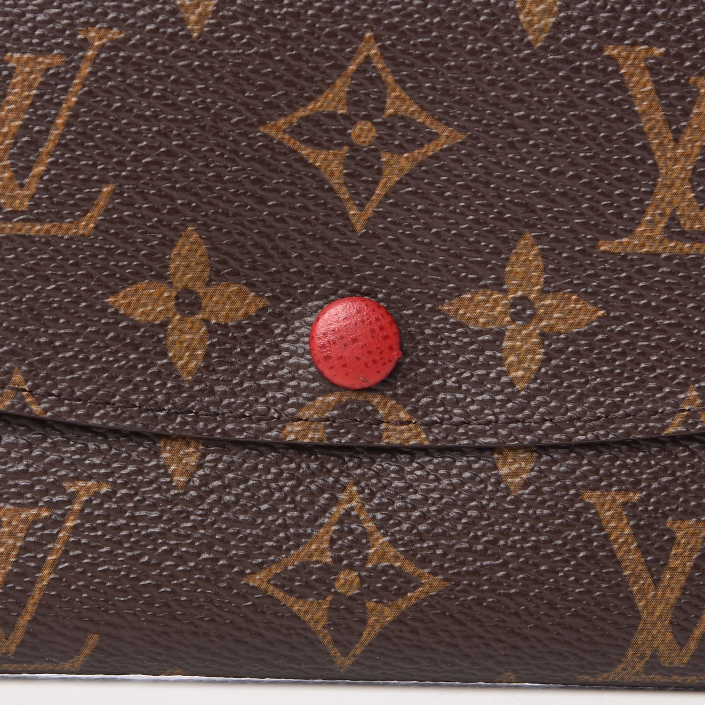 Monogram Emilie Wallet Red
