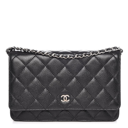 Chanel Caviar Quilted Wallet On Chain WOC Black 1 of 9