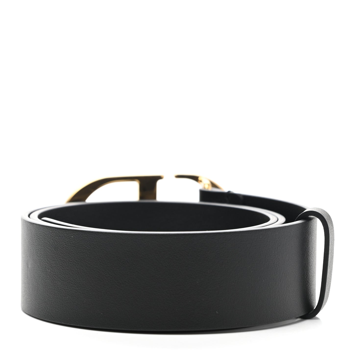 Calfskin CD Belt 70 Black