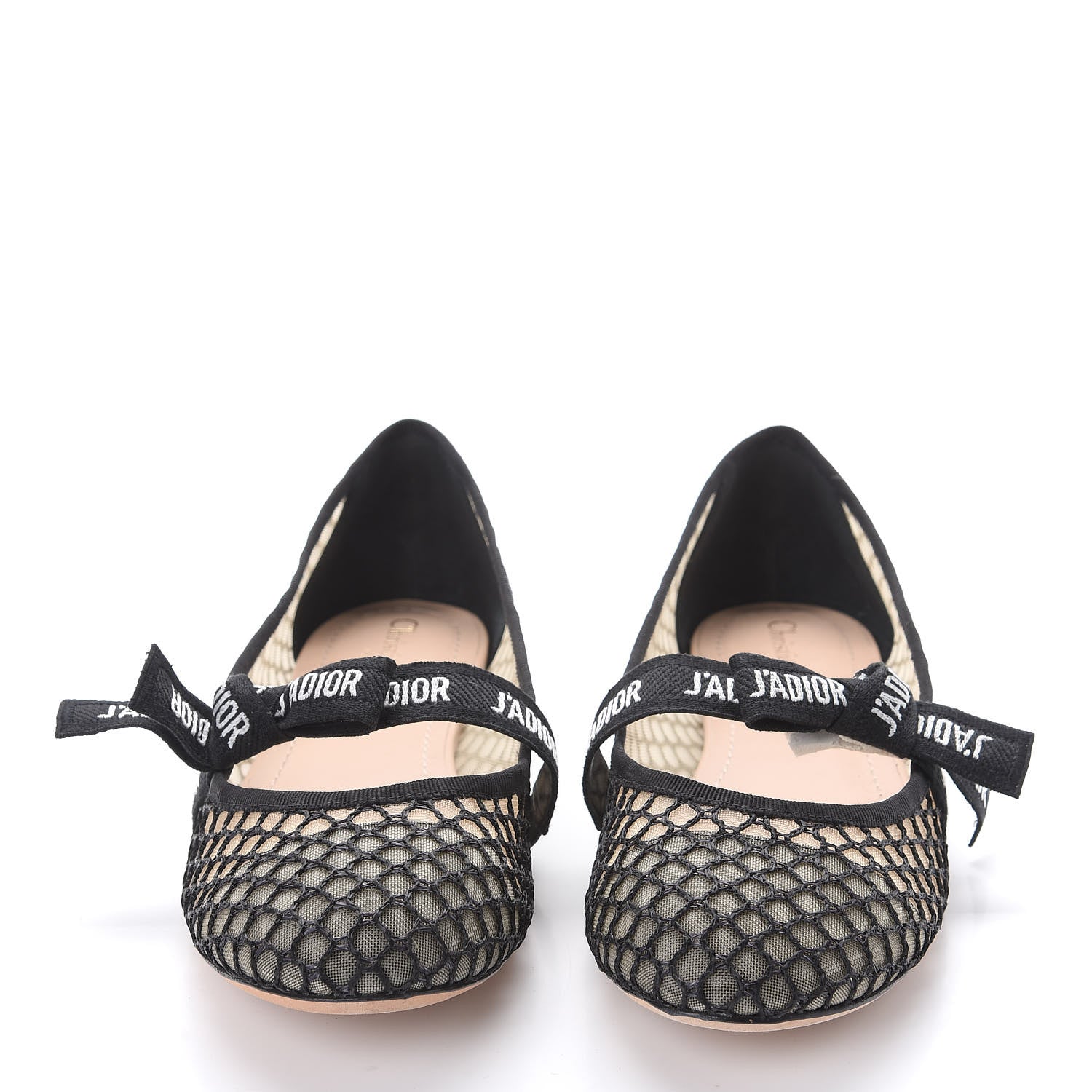 Christian Dior Resille Miss J'Adior Ballet Flat 42 Black 2 of 8