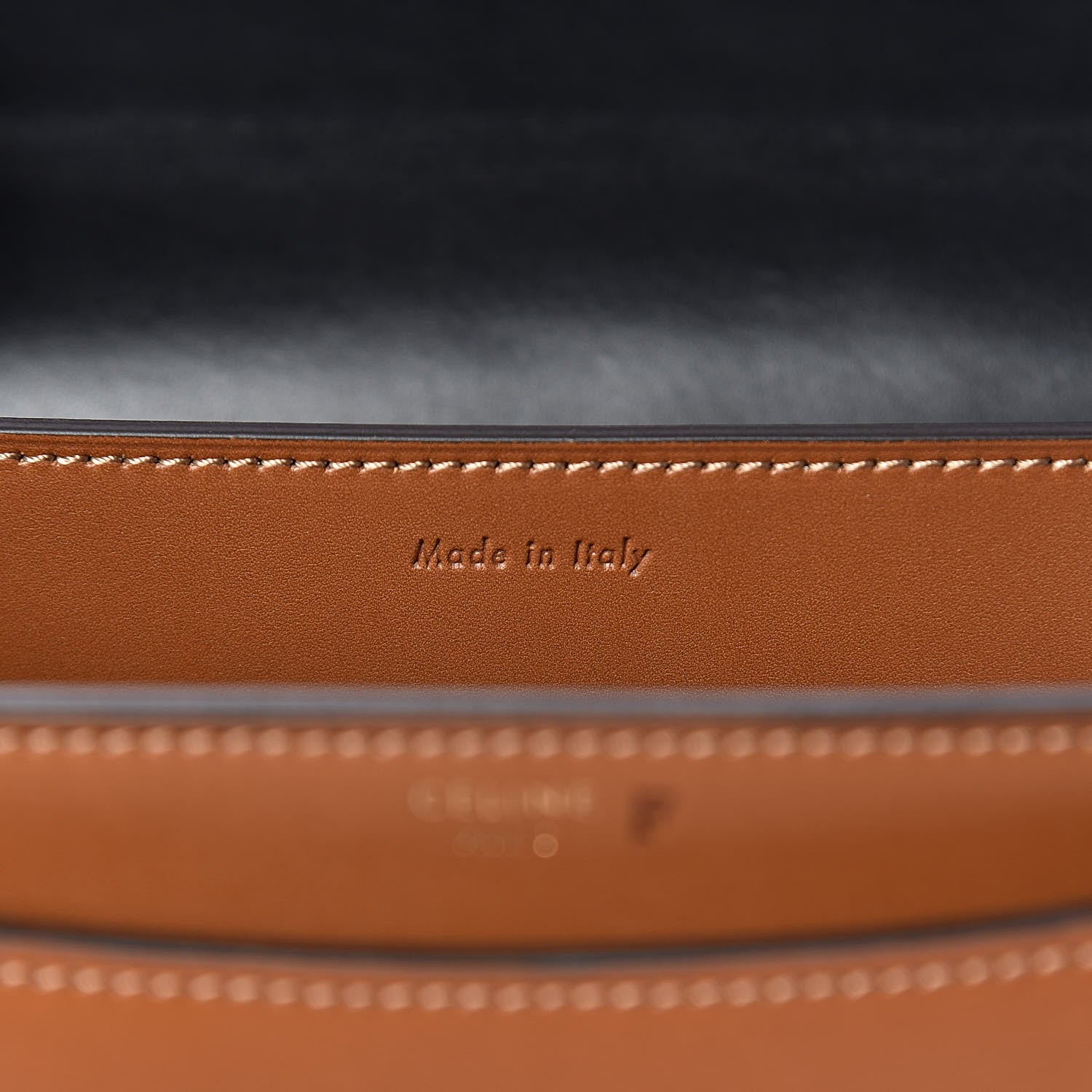 Celine Smooth Calfskin Bi-Color Large Case Camel 7 of 15
