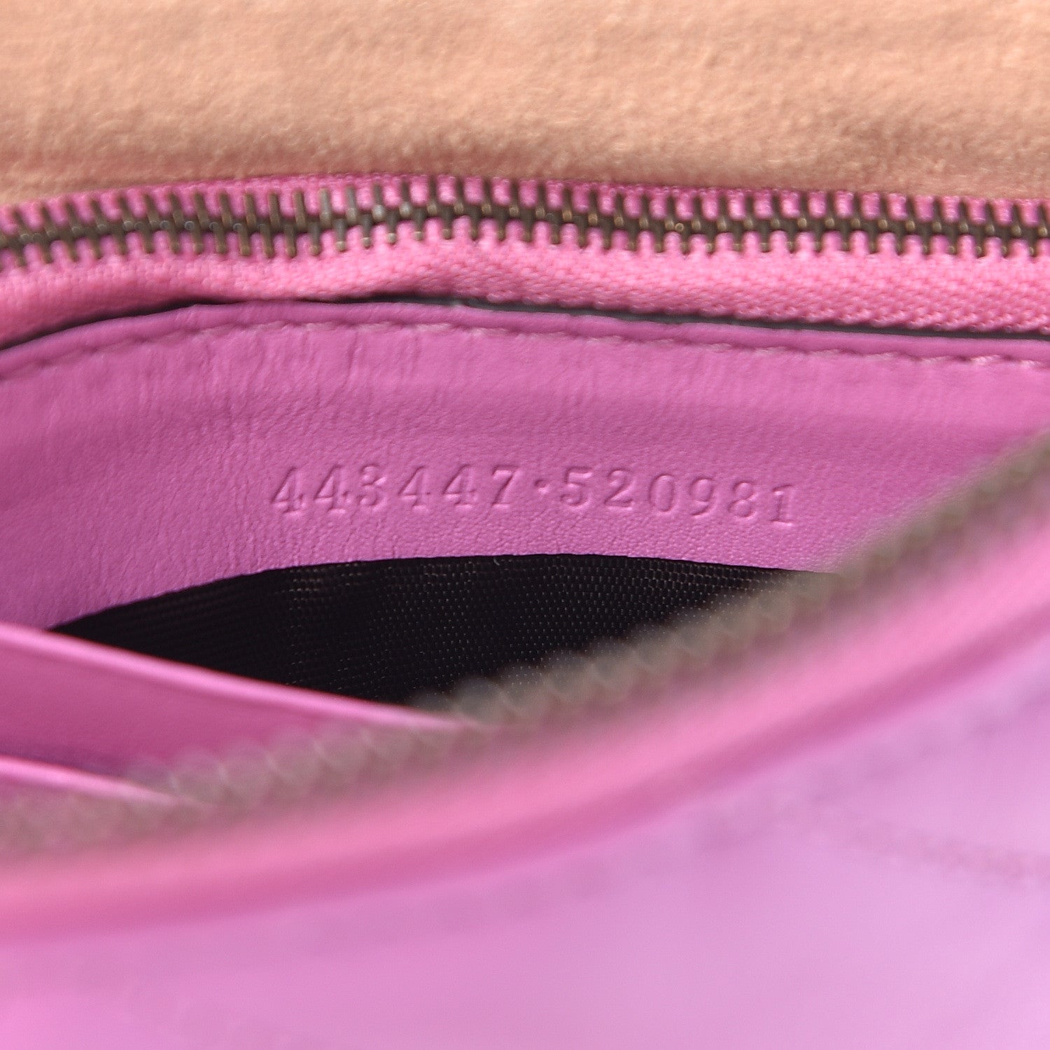 Gucci Calfskin Matelasse Mini GG Marmont Chain Bag Candy Mousse 9 of 12