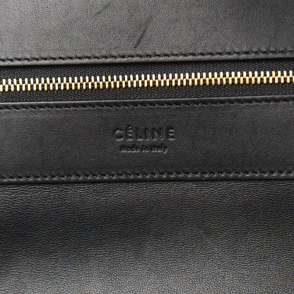 Celine Lambskin Horizontal Cabas Black 6 of 12