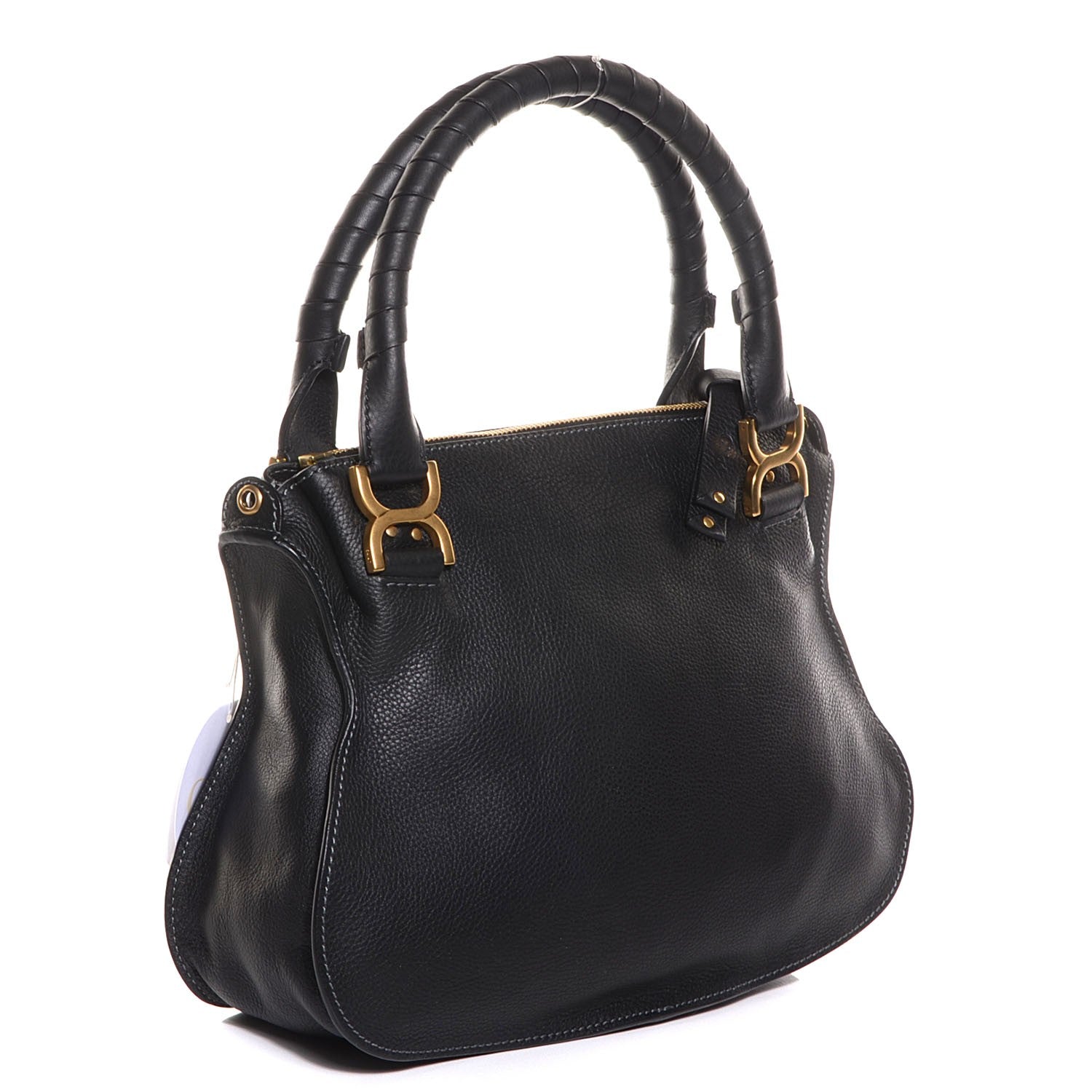 Chloe Calfskin Medium Marcie Satchel Black 3 of 9