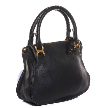 Chloe Calfskin Medium Marcie Satchel Black 3 of 9