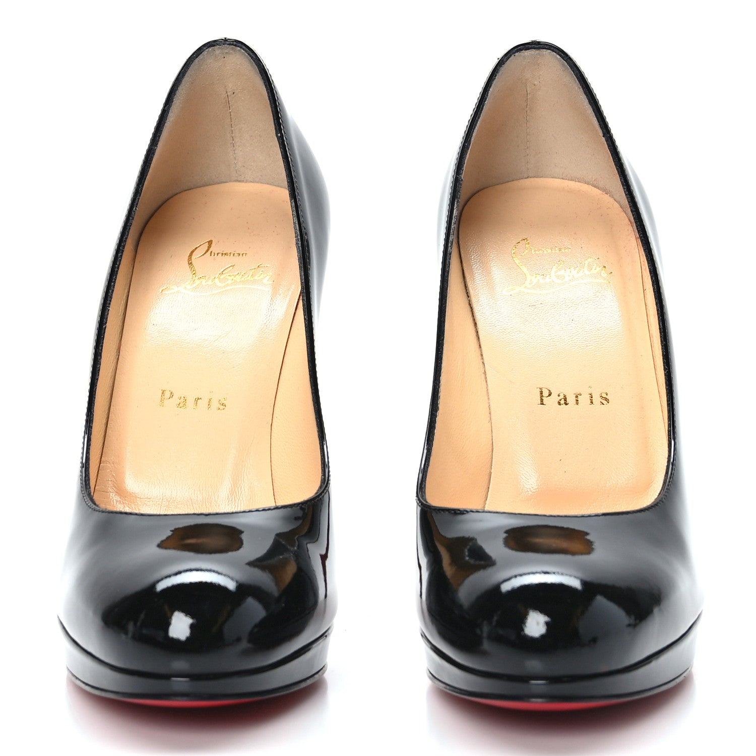 Christian Louboutin Patent New Simple 120 Pumps 36 Black 2 of 7