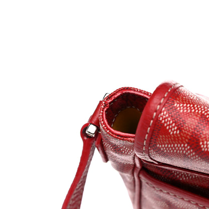 Goyard Chevron Grand Blue PM Red 15 of 17