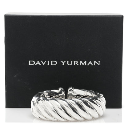 David Yurman Sterling Silver 25mm Waverly Bracelet 4 of 4