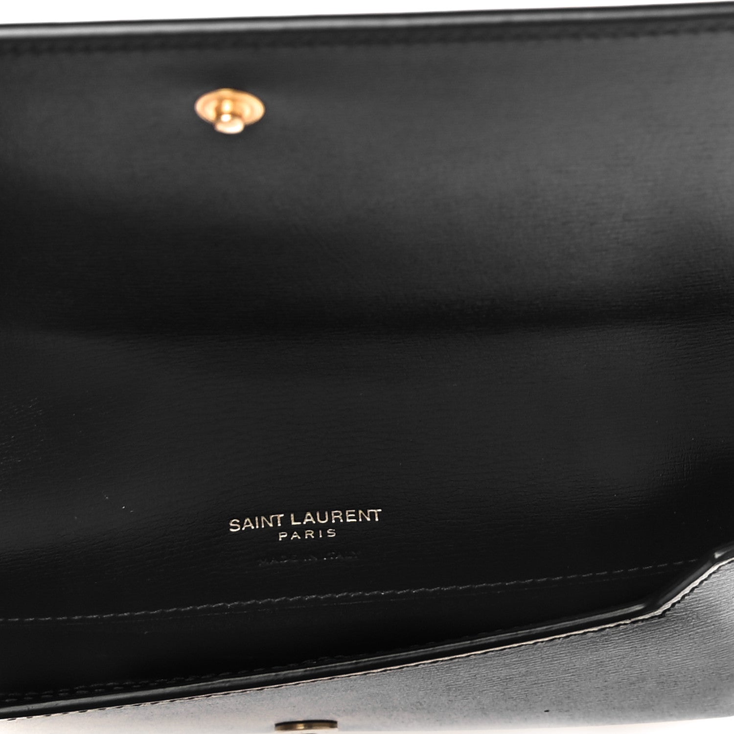 Saint Laurent Smooth Calfskin Monogram Phone Holder Crossbody Black 5 of 10