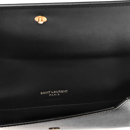 Saint Laurent Smooth Calfskin Monogram Phone Holder Crossbody Black 5 of 10