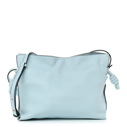 Loewe Calfskin Mini Flamenco Knot Bag Crystal Blue 1 of 10