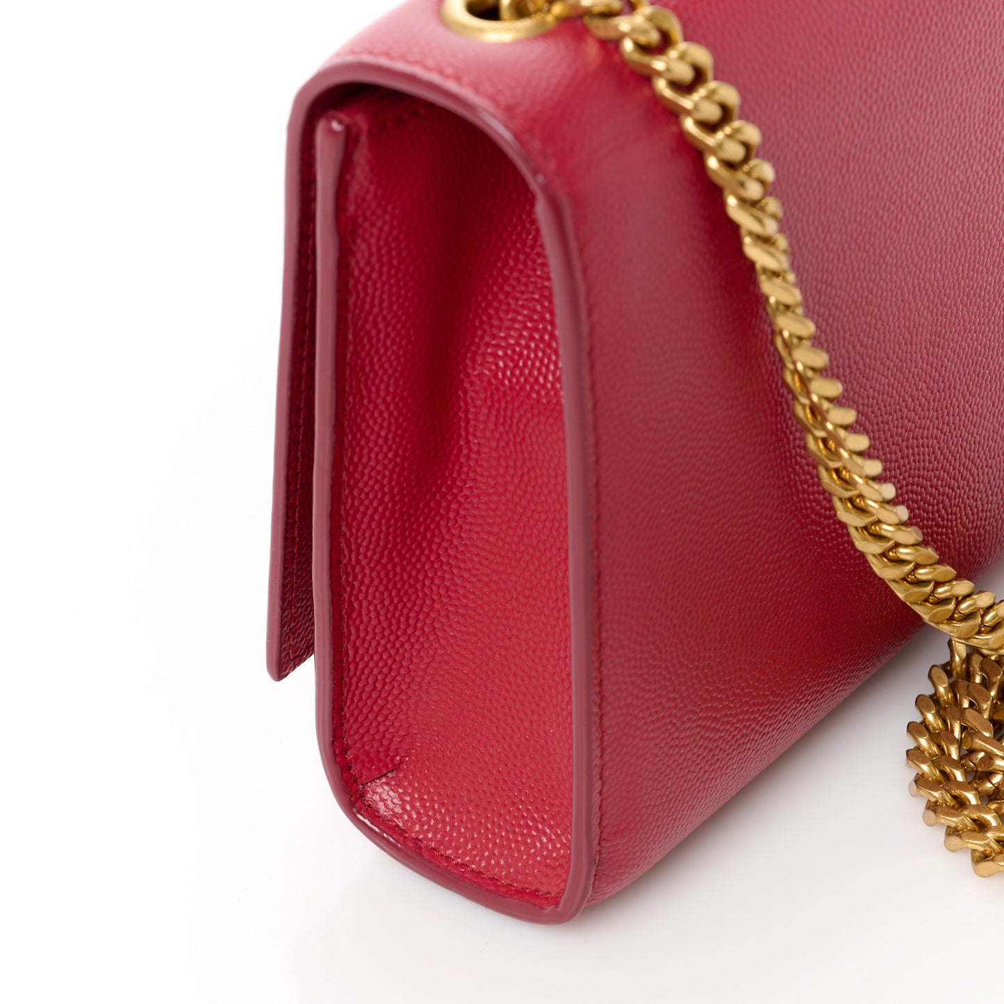 Grain De Poudre Small Deconstructed Monogram Kate Satchel Red