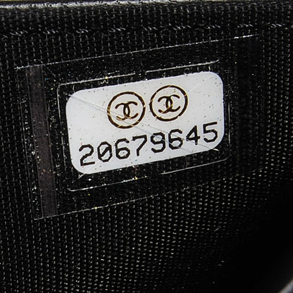 Chanel Lambskin Quilted Coco Boy Wallet On Chain WOC Black 7 of 7