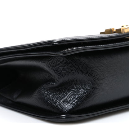 Chanel Caviar Quilted Medium Boy Flap Black 9 of 10