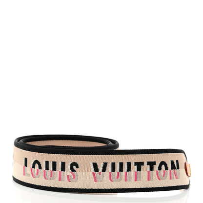 Louis Vuitton Jacquard Speedy Bandouliere 20 Shoulder Strap Black 3 of 6