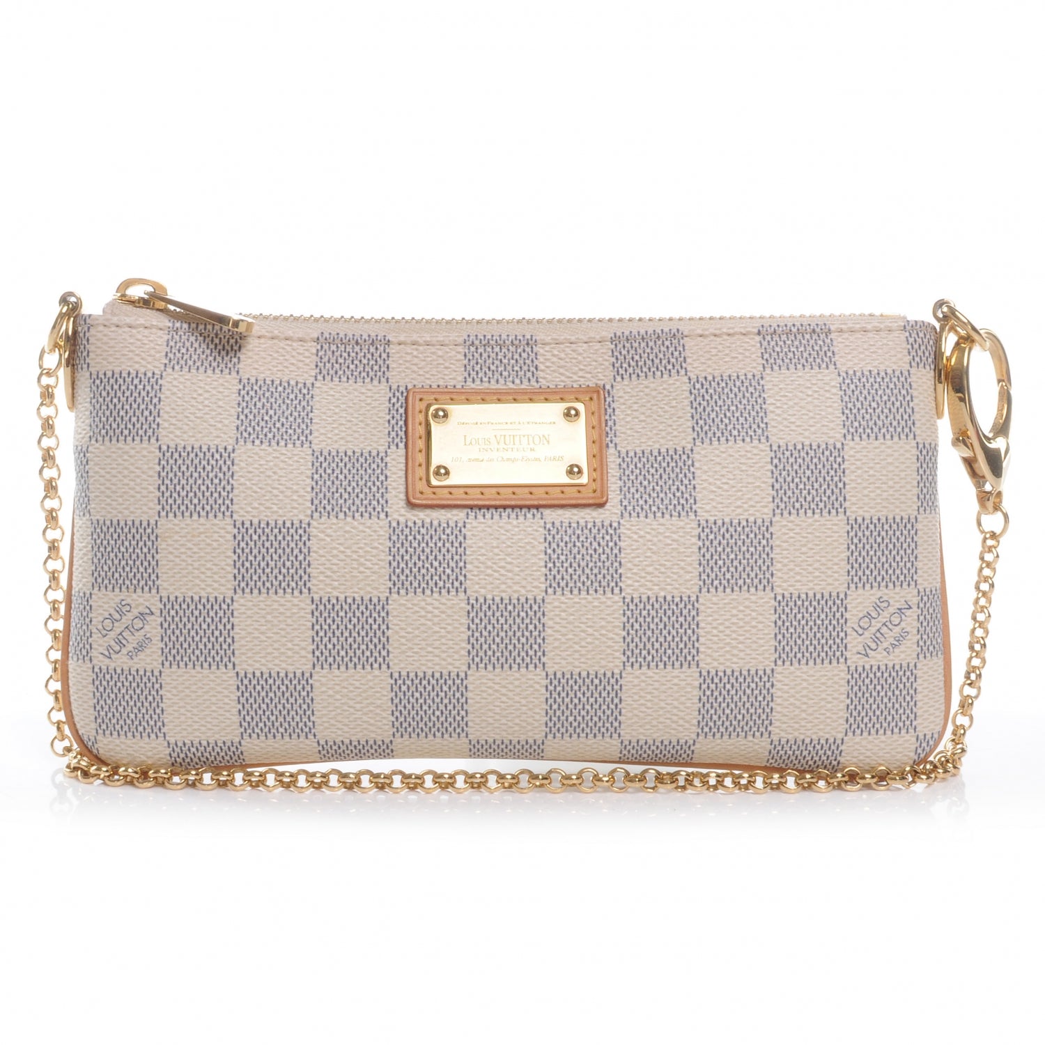 Louis Vuitton Damier Azur Pochette Milla MM 1 of 7