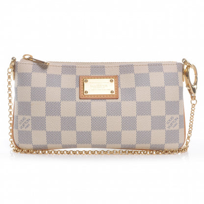 Louis Vuitton Damier Azur Pochette Milla MM 1 of 7